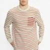 Ted Baker White Koncall Striped Lightweight Sweat Top -Tedbaker Sales 2024 unnamed file 3907