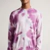 Ted Baker Mens Purple Wardour Spray Dyed Crew Neck Sweatshirt -Tedbaker Sales 2024 unnamed file 3977