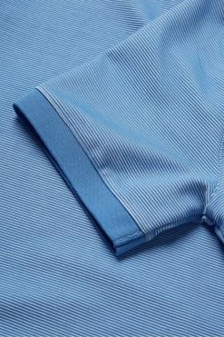 Ted Baker Ellerby Blue Short Sleeve Striped Polo Shirt -Tedbaker Sales 2024 unnamed file 4100