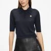 Ted Baker Blue Ameliya Merino Edit Polo Shirt -Tedbaker Sales 2024 unnamed file 4146