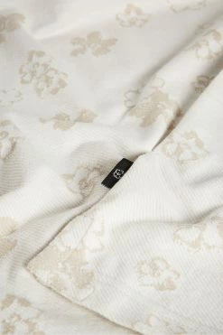 Ted Baker Tyssen Ecru Cream Short Sleeve Flower Jacquard Polo Shirt -Tedbaker Sales 2024 unnamed file 4168