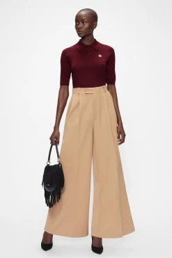 Ted Baker Womens Maroon Ameliya Merino Edit Polo Shirt -Tedbaker Sales 2024 unnamed file 4221