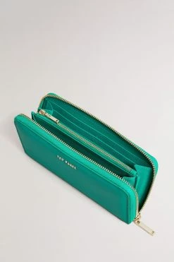 Ted Baker Green Garcey Emerald Large Zip Around Purse -Tedbaker Sales 2024 unnamed file 4341