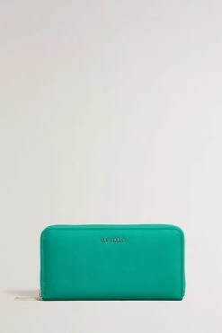 Ted Baker Green Garcey Emerald Large Zip Around Purse -Tedbaker Sales 2024 unnamed file 4343