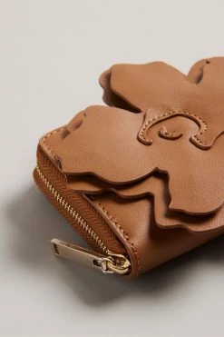 Ted Baker Floreli Brown Flower Laser Cut Zip Purse -Tedbaker Sales 2024 unnamed file 4370