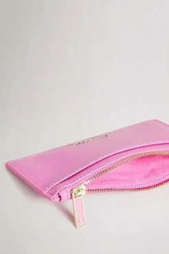 Ted Baker Samie Pink Coated Zip Card Holder -Tedbaker Sales 2024 unnamed file 4385
