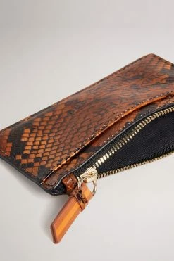 Ted Baker Darcens Brown Branded Webbing Snake Detail Zip Coin Purse -Tedbaker Sales 2024 unnamed file 4404