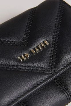 Ted Baker Black Leather Puffer Small Matinee Purse -Tedbaker Sales 2024 unnamed file 4408