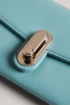 Ted Baker Blue Twist Lock Large Fold Purse -Tedbaker Sales 2024 unnamed file 4438