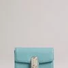 Ted Baker Blue Twist Lock Small Fold Purse -Tedbaker Sales 2024 unnamed file 4440
