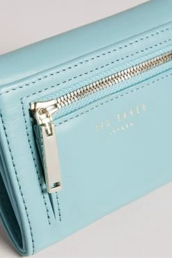 Ted Baker Blue Twist Lock Small Fold Purse -Tedbaker Sales 2024 unnamed file 4442