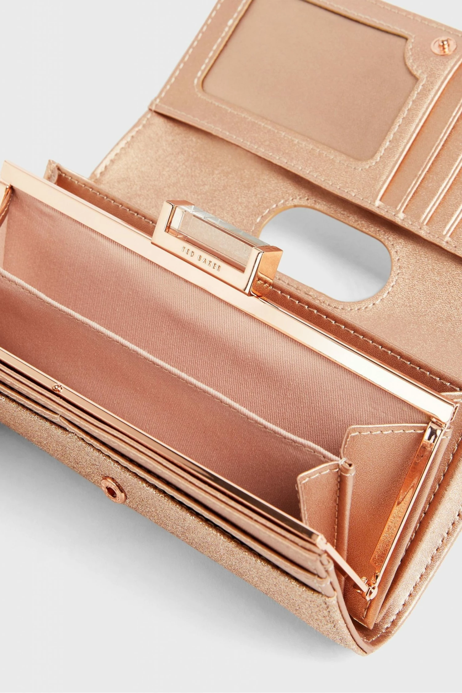 Ted Baker Pink Glareh Large Glitter Bobble Purse 6 Ted Baker Pink Glareh Large Glitter Bobble Purse - Image 4