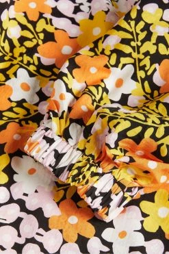 Ted Baker Ivoyne Black Puff Sleeve Boxy Top -Tedbaker Sales 2024 unnamed file 4515