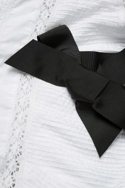 Ted Baker Pietri White Lace Insert Peplum Top With Grosgrain Straps -Tedbaker Sales 2024 unnamed file 4545