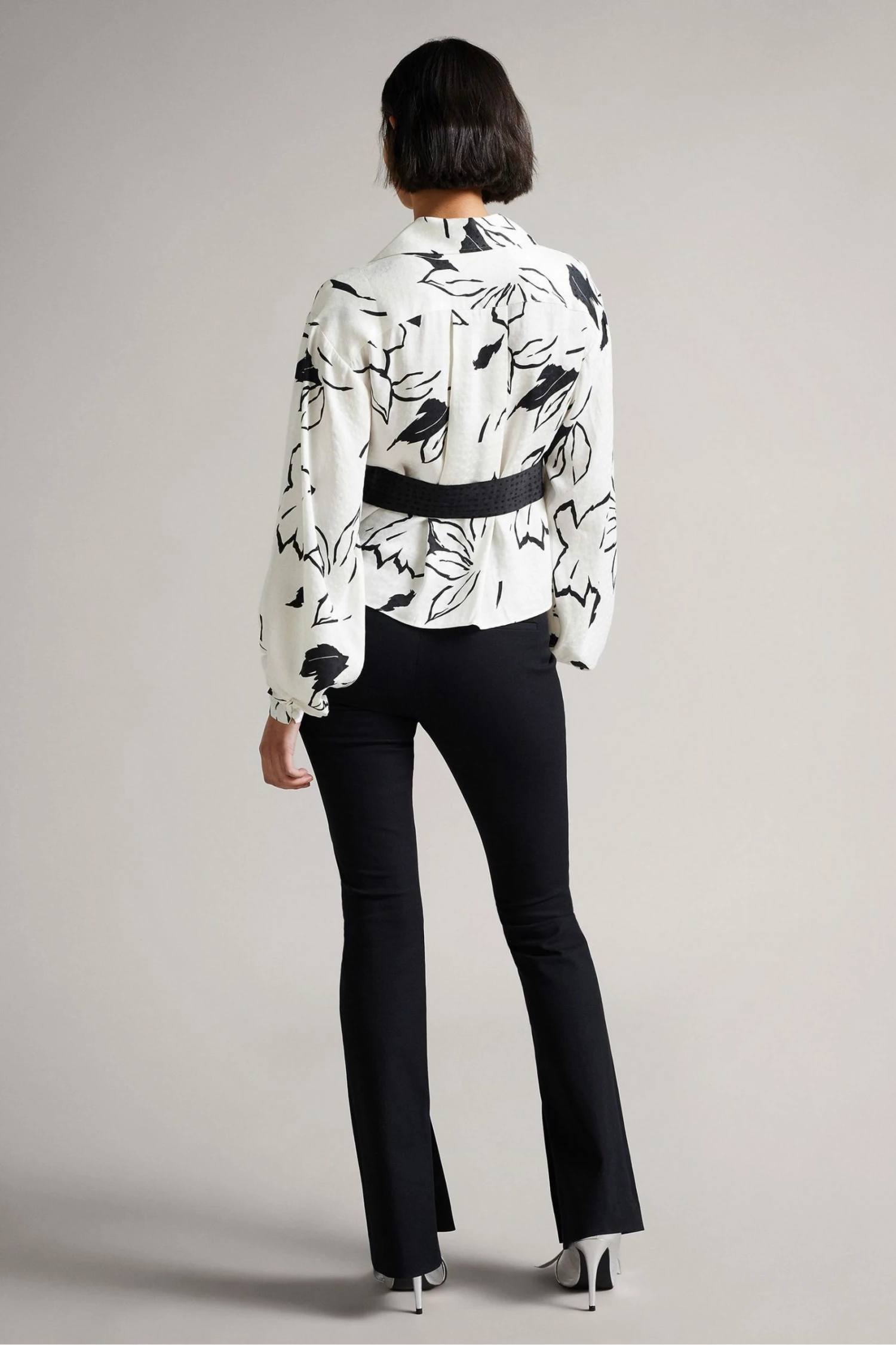 Ted Baker Eddith White Integral Wrap Detail Top With Belt 4 Ted Baker Eddith White Integral Wrap Detail Top With Belt - Image 2