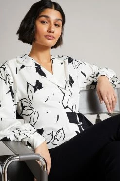 Ted Baker Eddith White Integral Wrap Detail Top With Belt 11 Ted Baker Eddith White Integral Wrap Detail Top With Belt -Tedbaker Sales 2024 unnamed file 4614