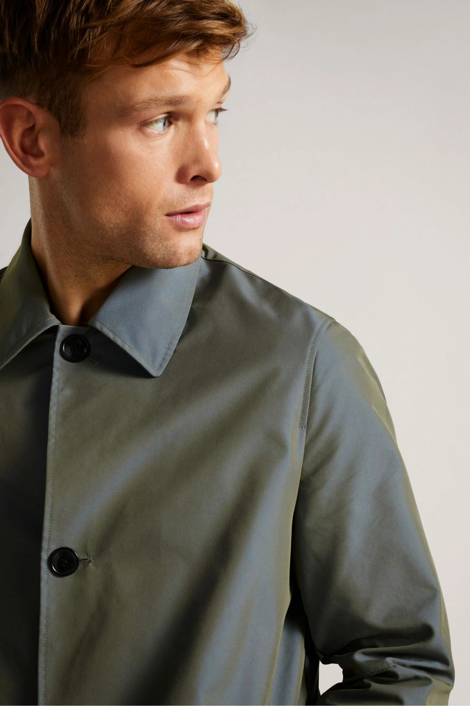 Ted Baker Mid-Blue Hever Two Tone Mac 6 Ted Baker Mid-Blue Hever Two Tone Mac - Image 4