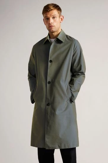 Ted Baker Mid-Blue Hever Two Tone Mac 8 Ted Baker Mid-Blue Hever Two Tone Mac - Image 6