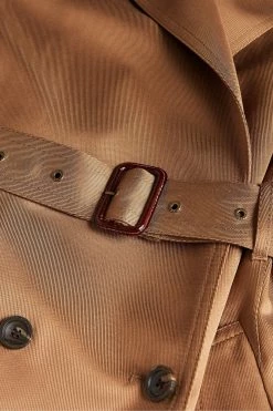 Ted Baker Fabri Brown Flood Length Fluid Drapey Trench Coat -Tedbaker Sales 2024 unnamed file 4763