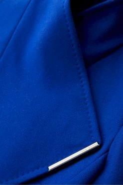 Ted Baker Blue Rose Midi Wool Wrap Coat With Shoulder Panels -Tedbaker Sales 2024 unnamed file 4775