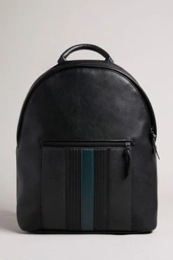 Ted Baker Black Esentle Striped Pu Backpack -Tedbaker Sales 2024 unnamed file 480