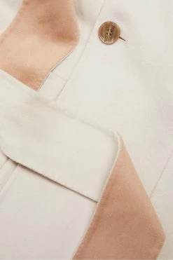 Ted Baker Anahh White Flood Length Double Faced Wool Coat -Tedbaker Sales 2024 unnamed file 4838