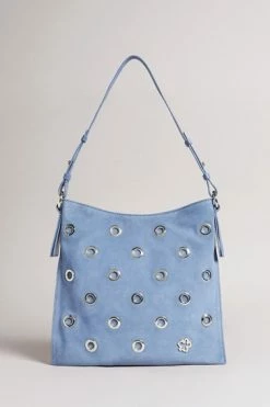Ted Baker Sky-Blue Mayaah Eyelet Detail Hobo Bag -Tedbaker Sales 2024 unnamed file 490