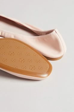 Ted Baker Baylay Dusky-Pink Leather Bow Ballet Pump Shoes -Tedbaker Sales 2024 unnamed file 4938