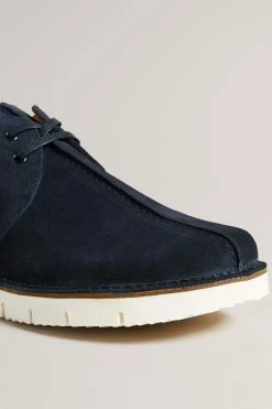 Ted Baker Mens Blue Lawton Suede Lace Up Shoe -Tedbaker Sales 2024 unnamed file 4942