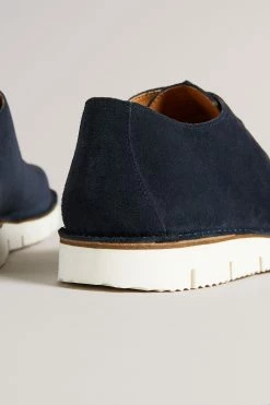 Ted Baker Mens Blue Lawton Suede Lace Up Shoe -Tedbaker Sales 2024 unnamed file 4943