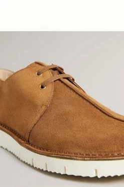 Ted Baker Mens Brown Lawton Suede Lace Up Shoes -Tedbaker Sales 2024 unnamed file 4987