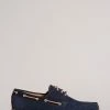 Ted Baker Darrol Navy Blue Suede Boat Shoes -Tedbaker Sales 2024 unnamed file 4990
