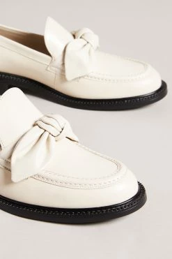 Ted Baker Lacy Natural Bow Detail Loafers -Tedbaker Sales 2024 unnamed file 5004
