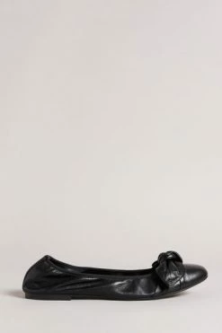 Ted Baker Brielly Black Leather Oversized Bow Ballet Pump Shoes -Tedbaker Sales 2024 unnamed file 5037