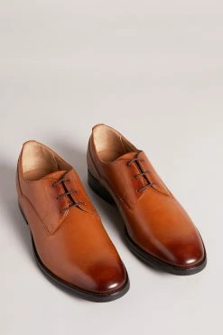 Ted Baker Kampten Tan Brown Formal Leather Derby Shoes -Tedbaker Sales 2024 unnamed file 5040