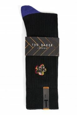 Ted Baker Boelow Flower Embroidery Socks