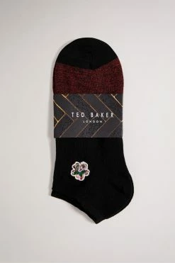 Ted Baker Black Trainer Socks