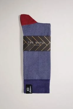 Ted Baker Blue Semi Plain Socks -Tedbaker Sales 2024 unnamed file 5079