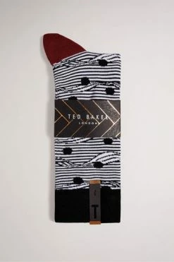 Ted Baker Black Spot Wave Socks -Tedbaker Sales 2024 unnamed file 5087
