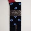 Ted Baker Navy Blue Geometric Flower Pattern Socks -Tedbaker Sales 2024 unnamed file 5116