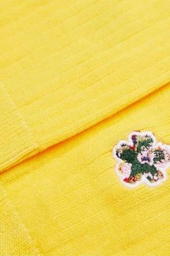 Ted Baker Boelow Yellow Flower Embroidery Socks -Tedbaker Sales 2024 unnamed file 5137