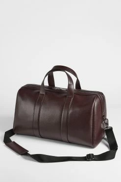 Ted Baker Red Fidick Saffiano Leather Holdall -Tedbaker Sales 2024 unnamed file 514