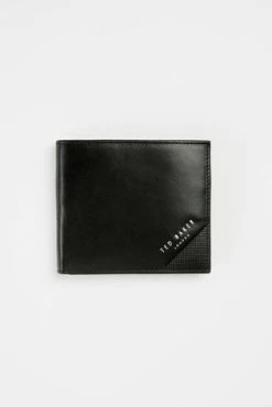 Ted Baker Prug Embossed Corner Leather Bifold Wallet With Coin Black -Tedbaker Sales 2024 unnamed file 5158