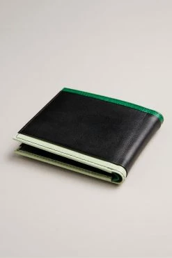 Ted Baker Entire Black Exotic Mix Leather Bifold Wallet -Tedbaker Sales 2024 unnamed file 5182