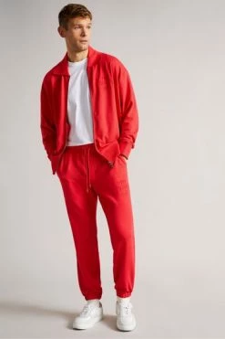 Ted Baker Brt-Red Downham Branded Jersey Joggers -Tedbaker Sales 2024 unnamed file 5282