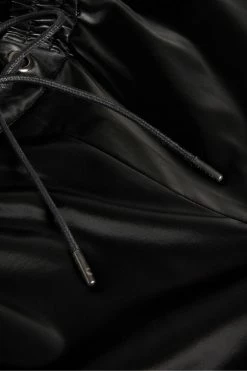 Ted Baker Black Pu Satin Relaxed Joggers -Tedbaker Sales 2024 unnamed file 5293