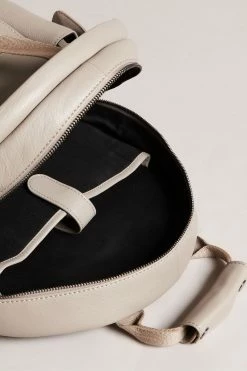 Ted Baker Natural Kailen Stone Branded Leather Backpack Bag -Tedbaker Sales 2024 unnamed file 530