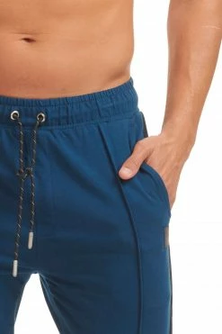 Ted Baker Blue French Terry Tailored Pieced Joggers -Tedbaker Sales 2024 unnamed file 5331