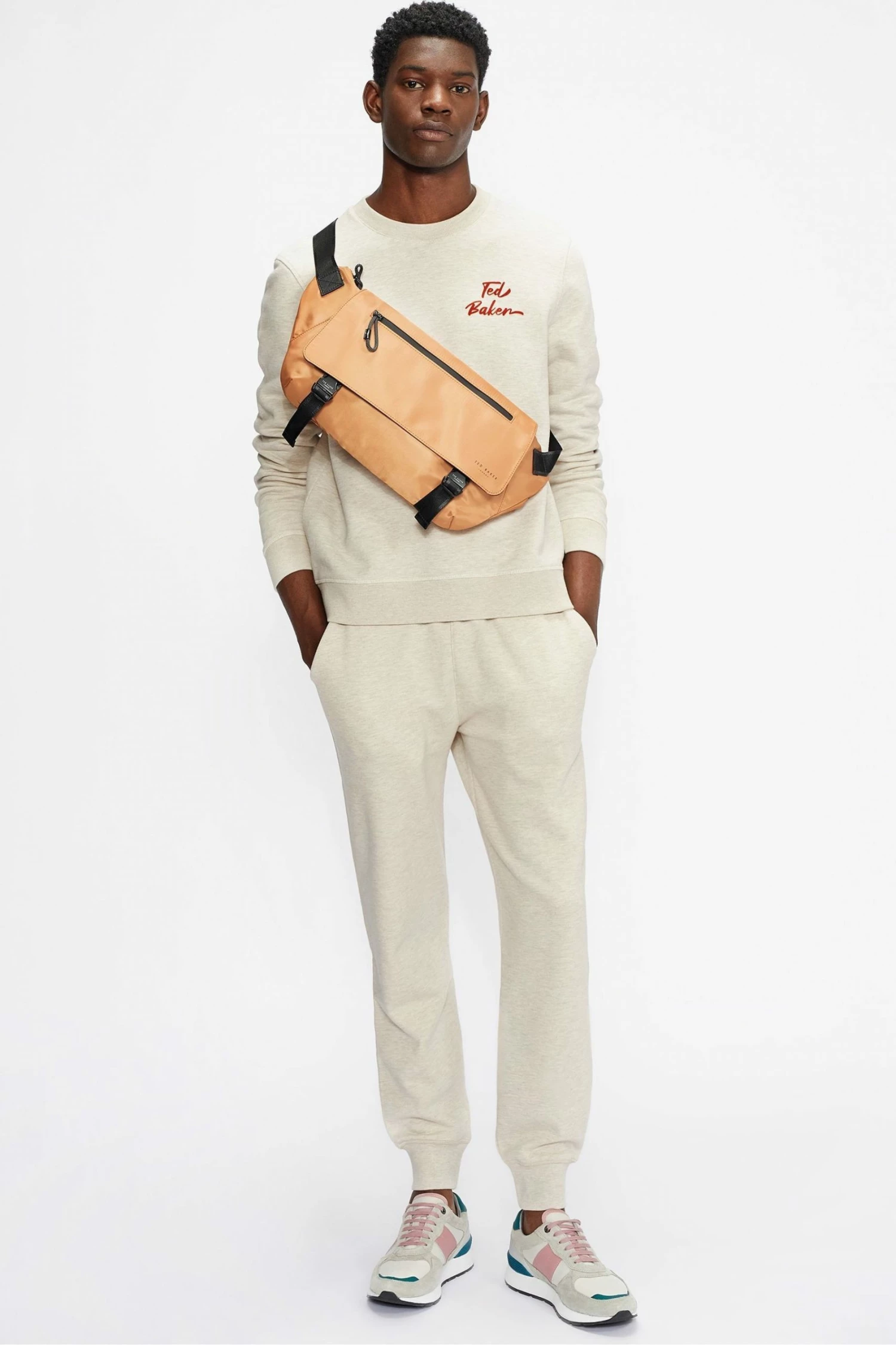 Ted Baker Natural Nickeli Jersey Joggers 3 Ted Baker Natural Nickeli Jersey Joggers