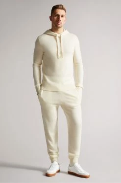 Ted Baker Ecru Cream Axfrd Cashmere Knitted Joggers -Tedbaker Sales 2024 unnamed file 5349